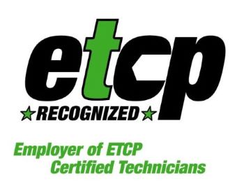 ETCP Certified Employer: Committed to Rigging Safety & Excellence